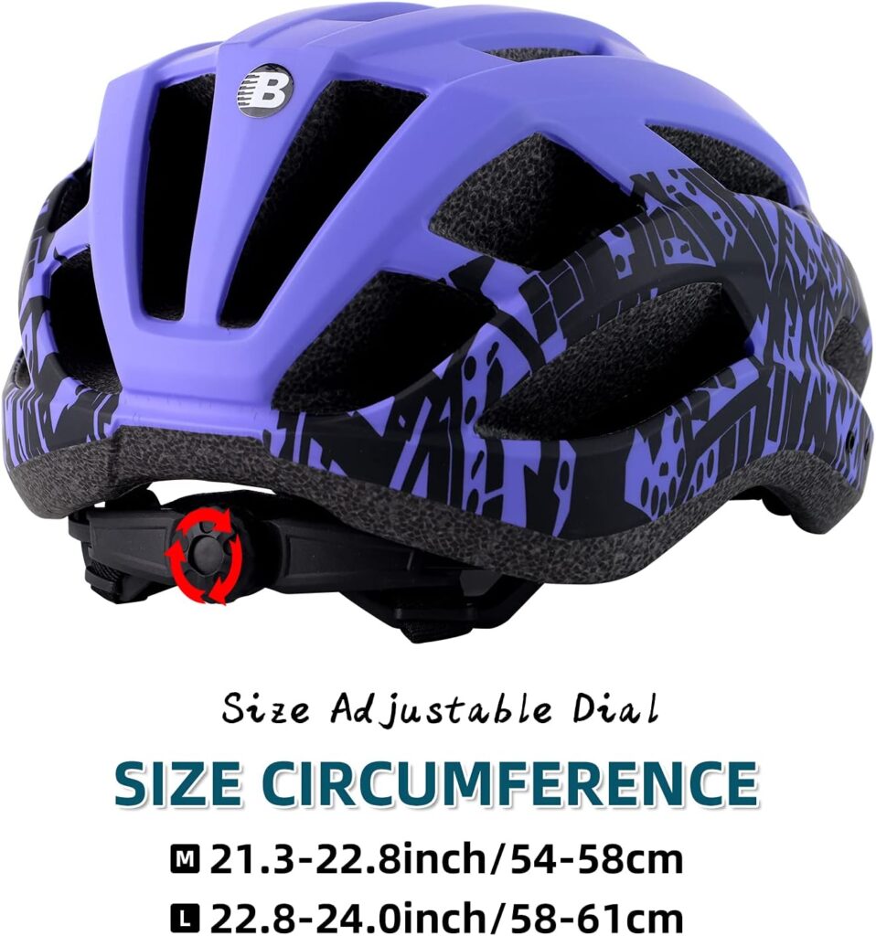 Adult Youth Bike Helmet, Road Mountain Bicycle Helmet for Women Men Teenager Kids Boy Girl, Lightweight and Adjustable with 2 Detachable Visors