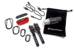 Best Bike Review - Best Bicycle Light - Eagle Eye USB Bike Light Set by Apace Vision