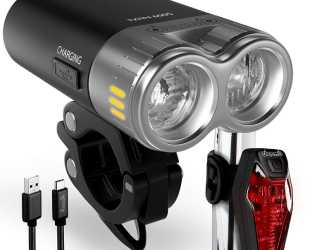 Best Bicycle Light - Vibiker USB Rechargeable Bike Light Kit