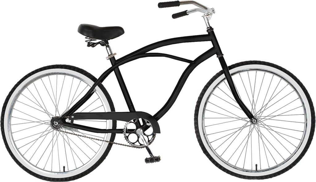 Cycle Force Cruiser Bike, 26 inch Wheels, 18 inch Frame, Mens Bike, Black, Blue, Pink, Red, Silver, White Cycle Force Cruiser Bike, 26 inch Wheels, 18 inch Frame, Mens Bike, Black, Blue, Pink, Red, Silver, White