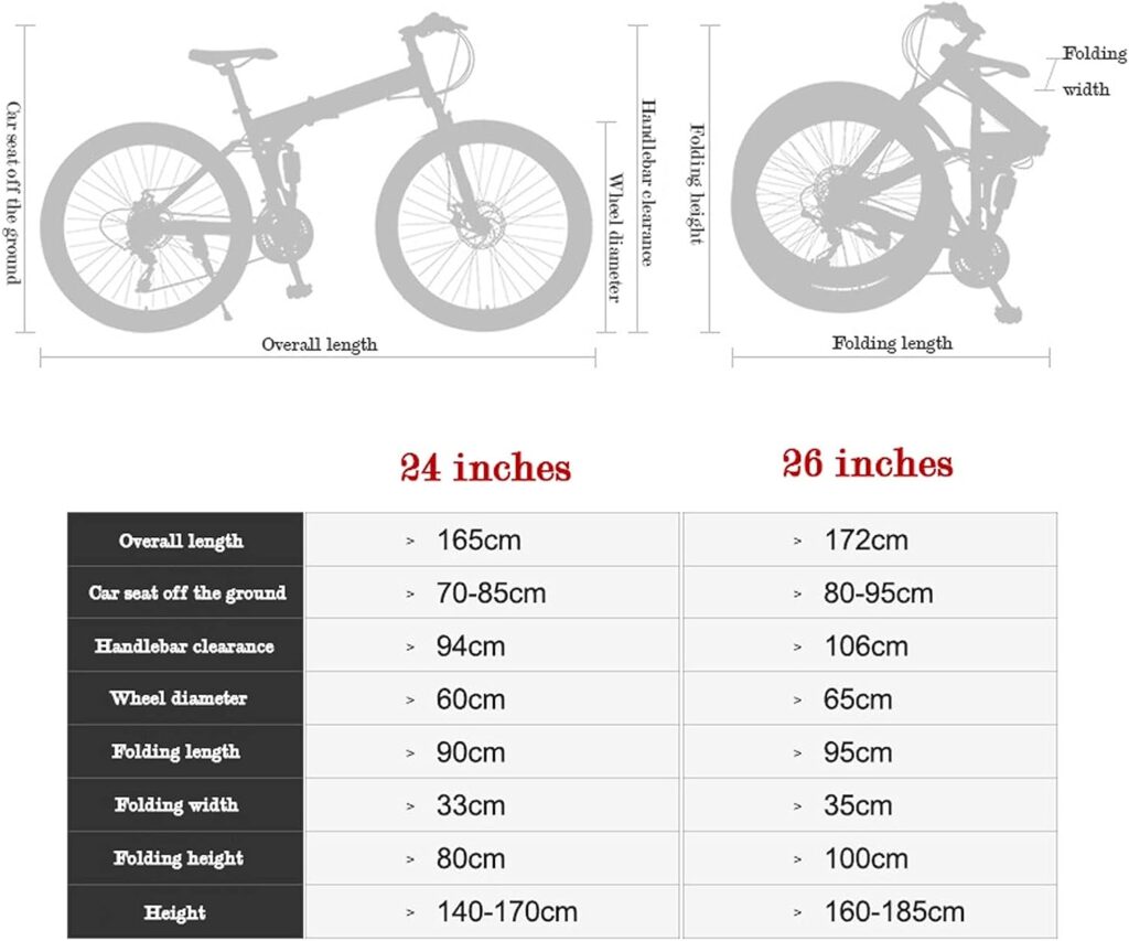 FIERRG Bicycle, Variable Speed Folding Shock-Absorbing Bicycle, High Load-Bearing Shock Absorber for The Jungle Trails, The Snow, The Beac FIERRG Bicycle, Variable Speed Folding Shock-Absorbing Bicycle, High Load-Bearing Shock Absorber for The Jungle Trails, The Snow, The Beac