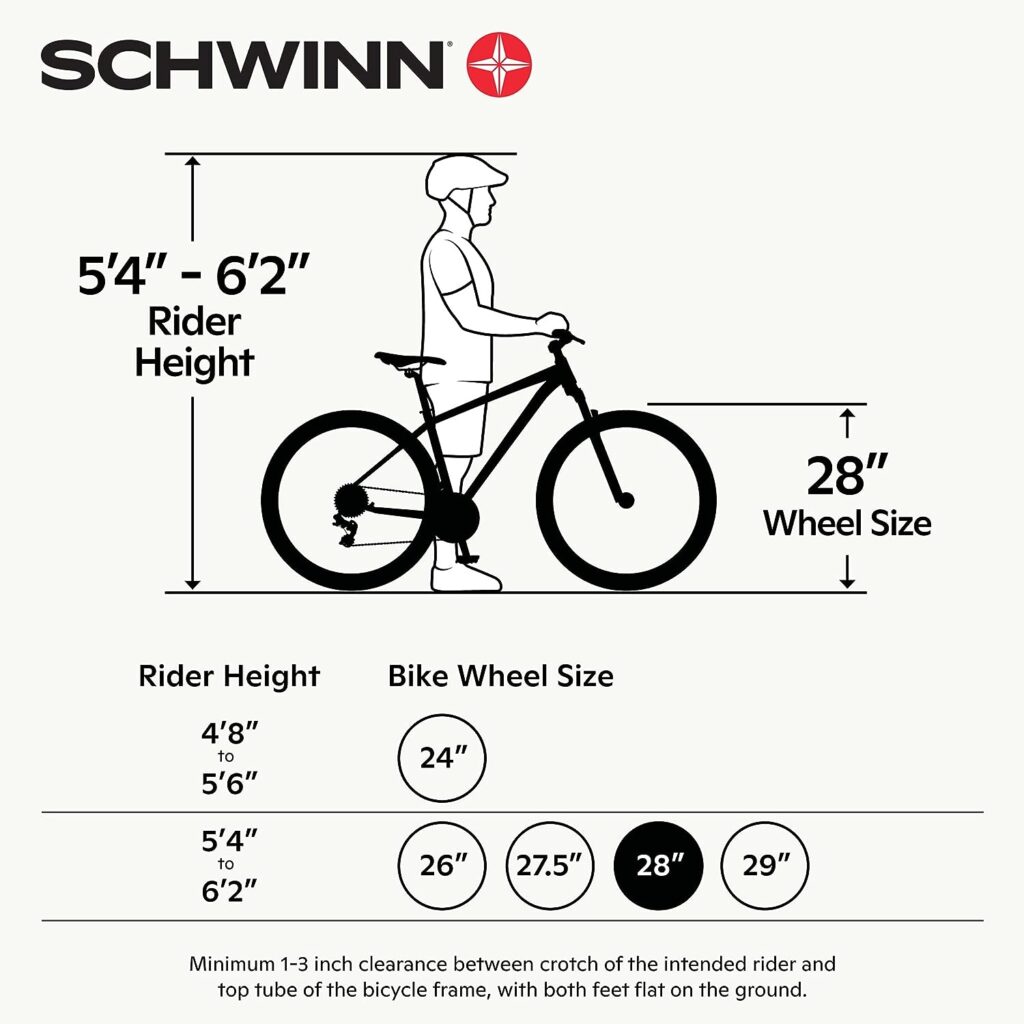 Schwinn GTX Comfort Adult Hybrid Bike, Mens and Womens, Dual Sport Bicycle, 700c Wheels, Lightweight Aluminum Frame