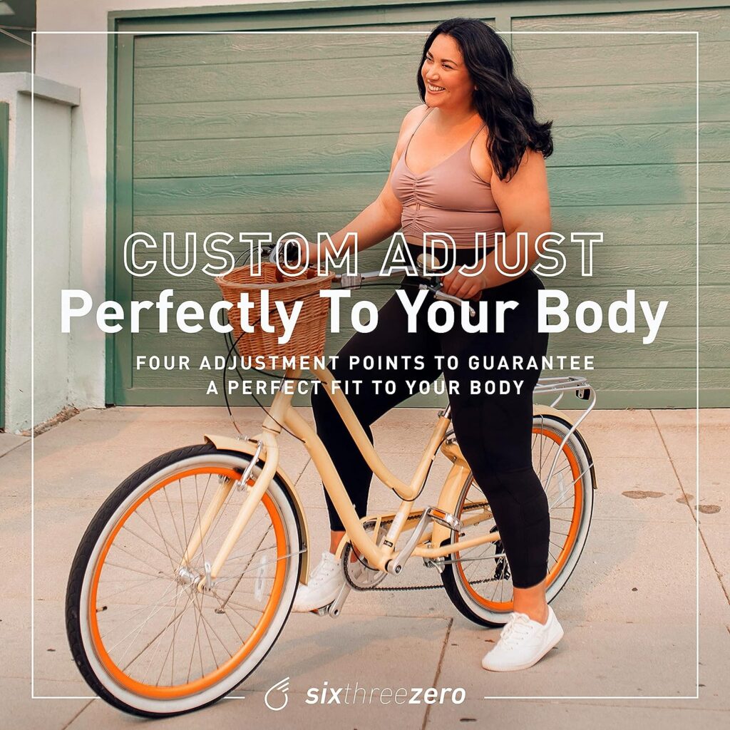 sixthreezero EVRYjourney Womens Hybrid Cruiser Bike, Step-Through Hybrid Bicycle, 1/3/7/21 Speed Bicycles, Multiple Colors