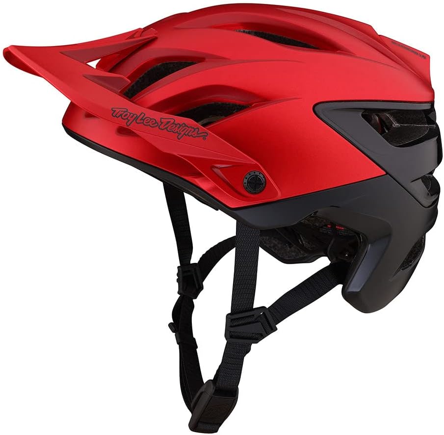 Troy Lee Designs A3 Uno Adult Mountain Bike Helmet MIPS EPP EPS Premium Lightweight 16 Vents 3-Way Adjustable Detachable Visor All Mountain Enduro, Gravel, Trail, BMX, Off-Road MTB (Red, MD/LG) Troy Lee Designs A3 Uno Adult Mountain Bike Helmet MIPS EPP EPS Premium Lightweight 16 Vents 3-Way Adjustable Detachable Visor All Mountain Enduro, Gravel, Trail, BMX, Off-Road MTB (Red, MD/LG)
