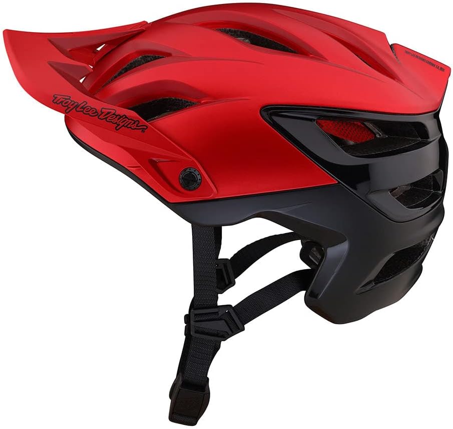 Troy Lee Designs A3 Uno Adult Mountain Bike Helmet MIPS EPP EPS Premium Lightweight 16 Vents 3-Way Adjustable Detachable Visor All Mountain Enduro, Gravel, Trail, BMX, Off-Road MTB (Red, MD/LG) Troy Lee Designs A3 Uno Adult Mountain Bike Helmet MIPS EPP EPS Premium Lightweight 16 Vents 3-Way Adjustable Detachable Visor All Mountain Enduro, Gravel, Trail, BMX, Off-Road MTB (Red, MD/LG)