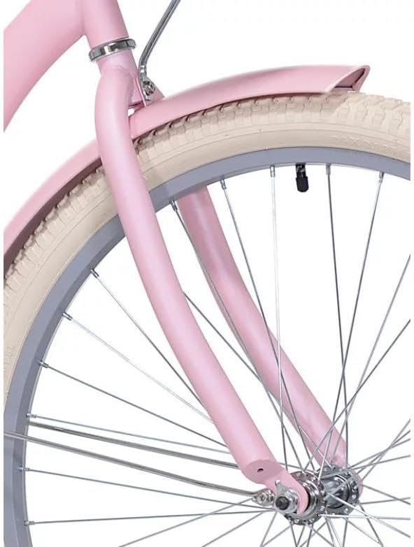 VoLdax BCA 26 in. Charleston Ladies Cruiser Bike, Pink
